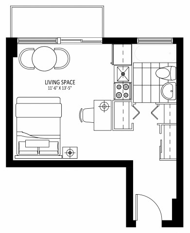 Ottawa Apartment Studio $1,509/month. Apartment for rent in Ottawa