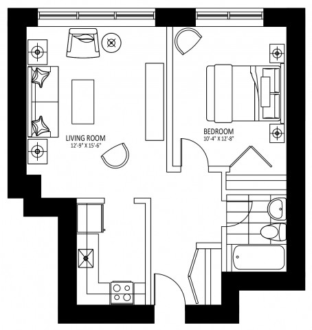 Appartement 2 1/2 Ottawa 1 669 $/mois. Appartement à louer Ottawa