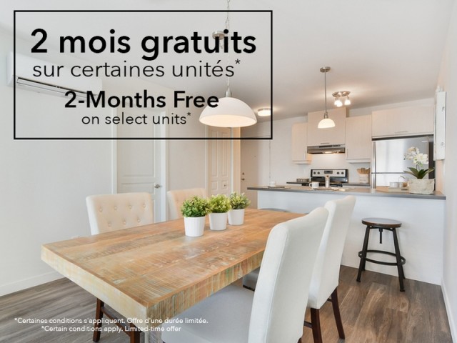 Candiac Apartment 1-2 b. $1,772/month. Apartment for rent in Candiac
