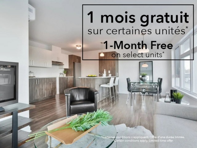 Saint-Hubert Apartment 1 b. $1,575/month. Apartment for rent in Saint-Hubert