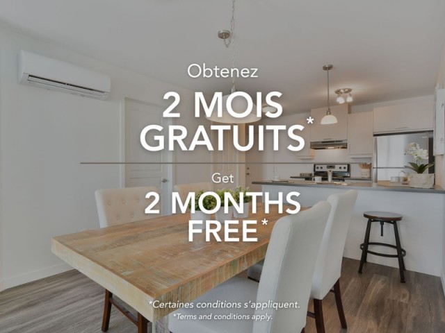 Candiac Apartment 1-2 b. $1,610/month. Apartment for rent in Candiac