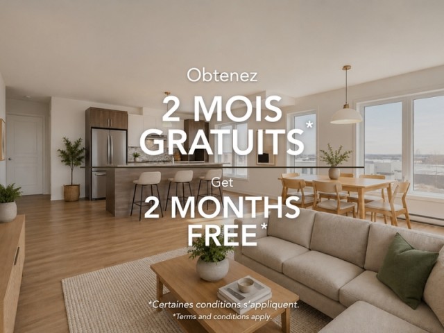 Longueuil Apartment 2 b. $1,965/month. Apartment for rent in Longueuil