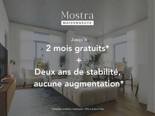 Mercier and Nouveau-Rosemont Apartment 1-2 b. $1,688/month. Apartment for rent in Mercier and Nouveau-Rosemont