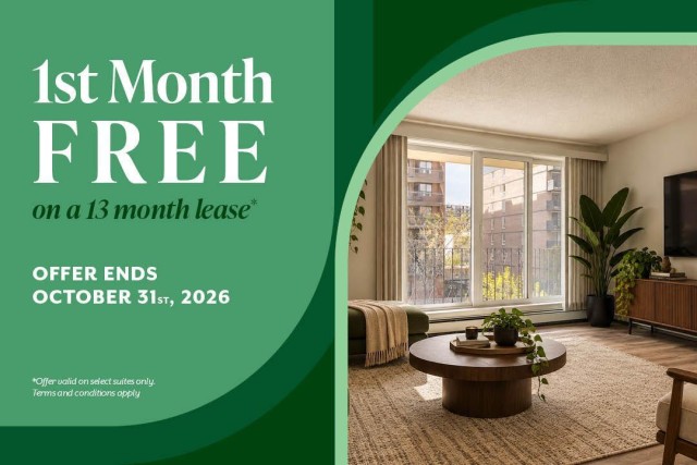 Calgary Apartment Studio $1,274/month. Apartment for rent in Calgary