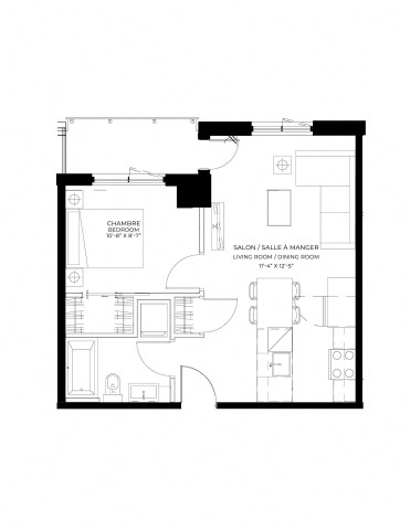 Quartier latin and south-central Apartment 1 b. $1,899/month. Apartment for rent in Quartier latin and south-central